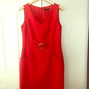 Red Hot Sleeveless Dress